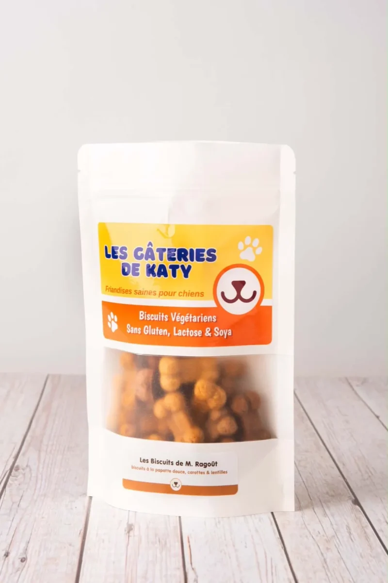 Sachet M. Ragoût, gâteries végétariennes sans gluten pour chien
